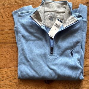 Polo Ralph Lauren Light Blue Quarter-Zip Pullover size S/P